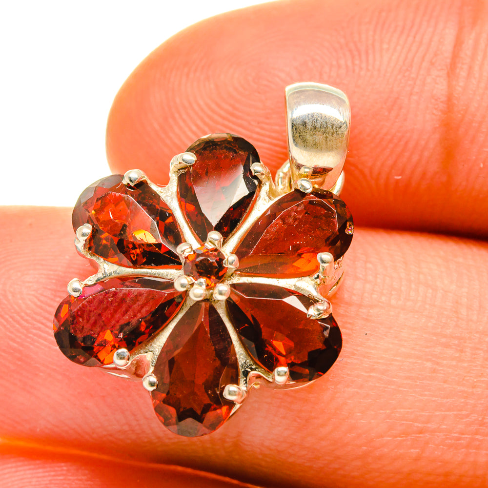 Garnet Pendants handcrafted by Ana Silver Co - PD4494