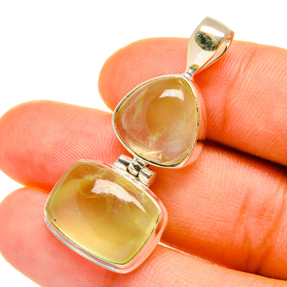Prehnite Pendants handcrafted by Ana Silver Co - PD4495