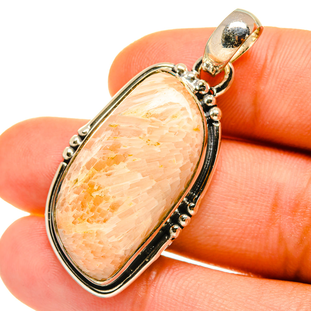 Scolecite Pendants handcrafted by Ana Silver Co - PD4507