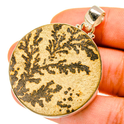 Germany Psilomelane Dendrite Pendants handcrafted by Ana Silver Co - PD4512