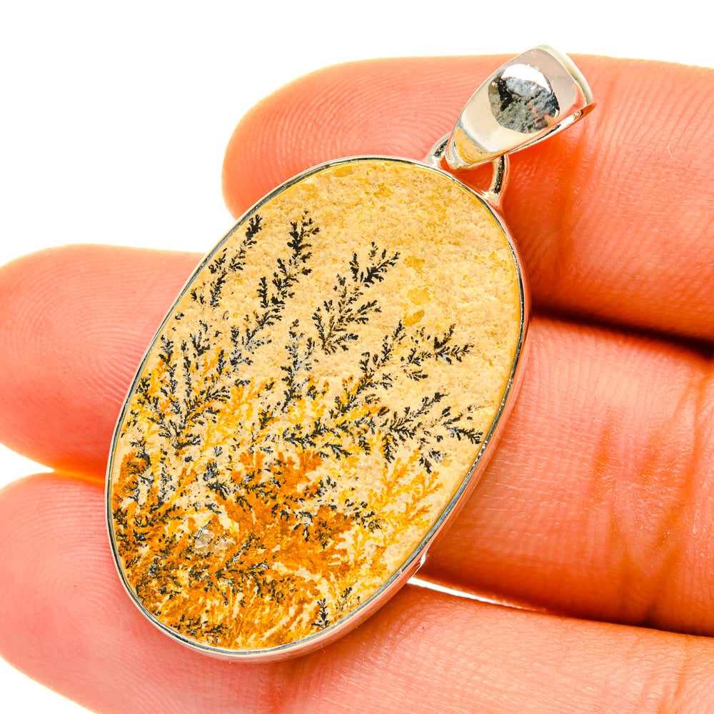 Germany Psilomelane Dendrite Pendants handcrafted by Ana Silver Co - PD4513