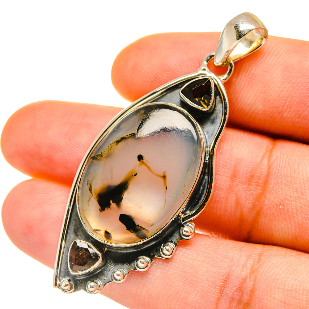 Montana Agate Pendants handcrafted by Ana Silver Co - PD4515