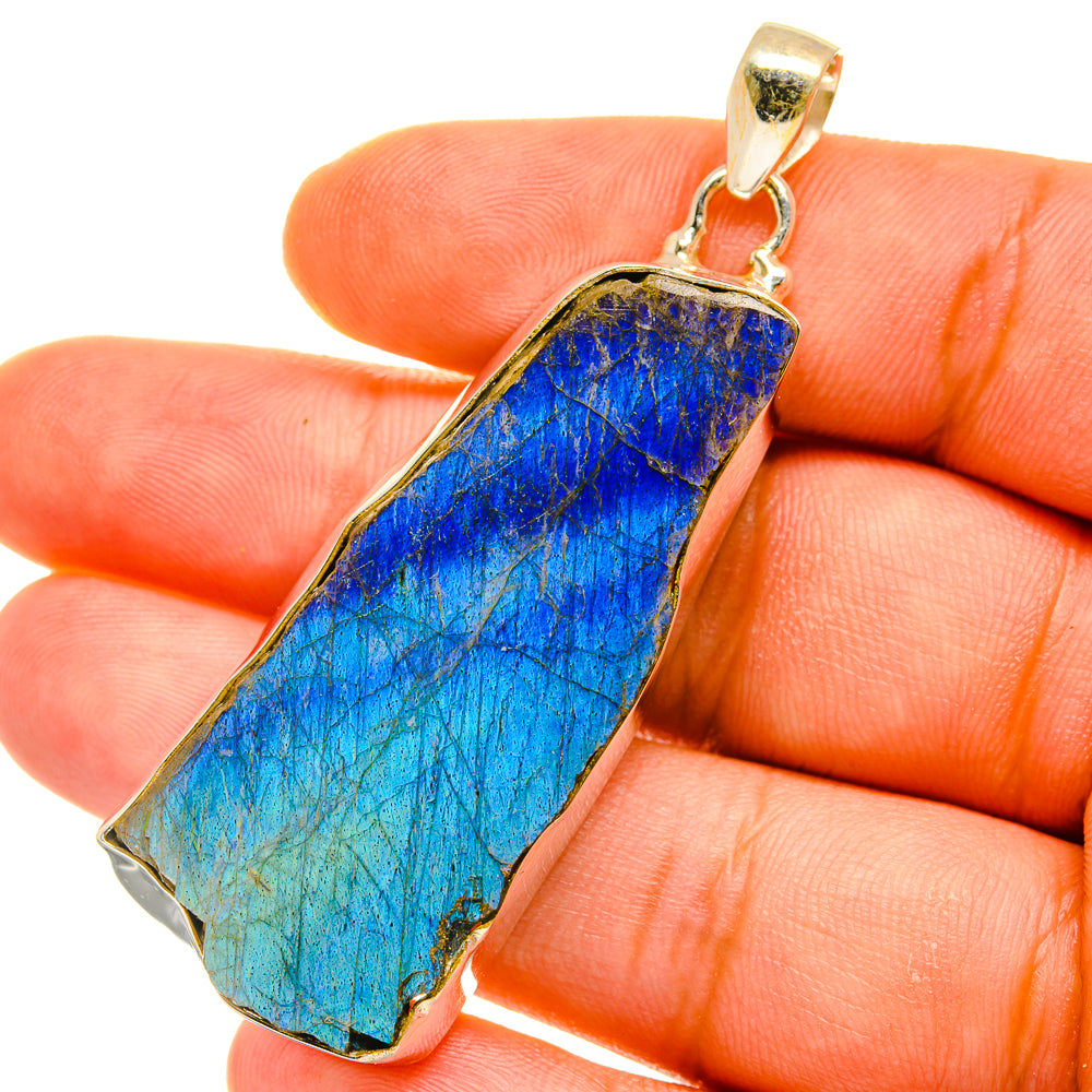 Labradorite Pendants handcrafted by Ana Silver Co - PD4531