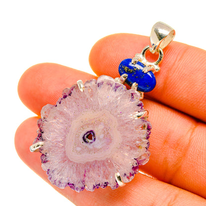 Amethyst Stalactite Pendants handcrafted by Ana Silver Co - PD4533