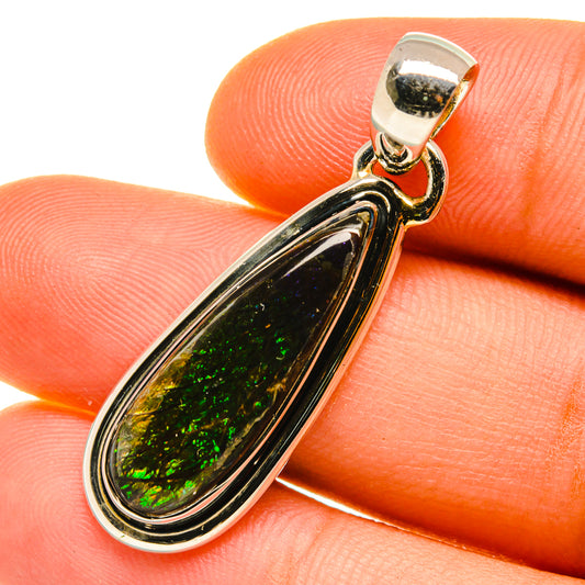 Ammolite Pendants handcrafted by Ana Silver Co - PD4553