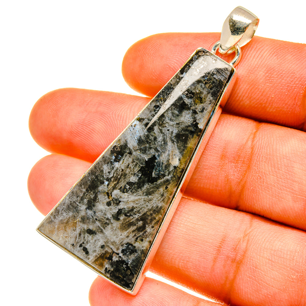 Gabbro Stone Pendants handcrafted by Ana Silver Co - PD4557