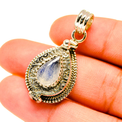 Rainbow Moonstone Pendants handcrafted by Ana Silver Co - PD4586