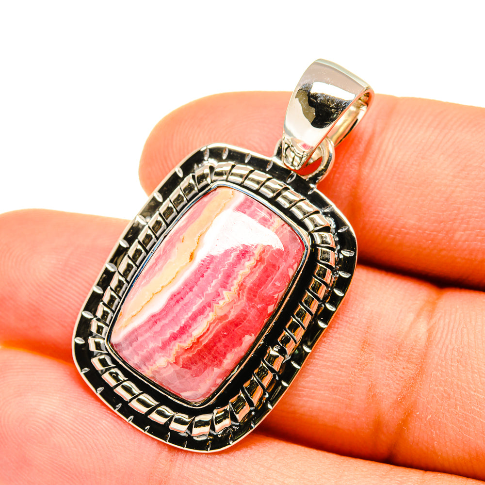 Rhodochrosite Pendants handcrafted by Ana Silver Co - PD4594