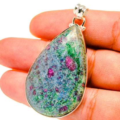 Ruby Fuchsite Pendants handcrafted by Ana Silver Co - PD759583