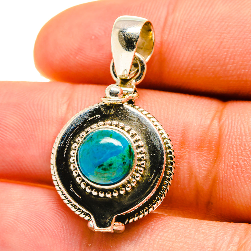 Chrysocolla Pendants handcrafted by Ana Silver Co - PD759584
