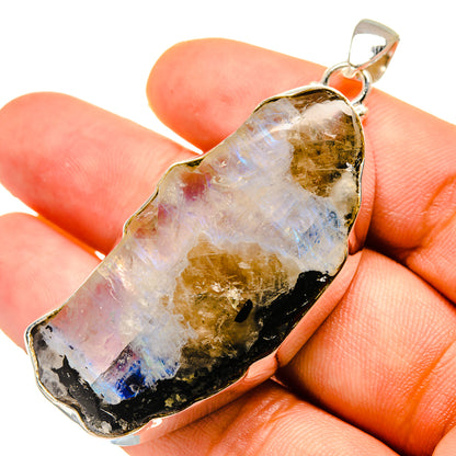 Rainbow Moonstone Pendants handcrafted by Ana Silver Co - PD759588