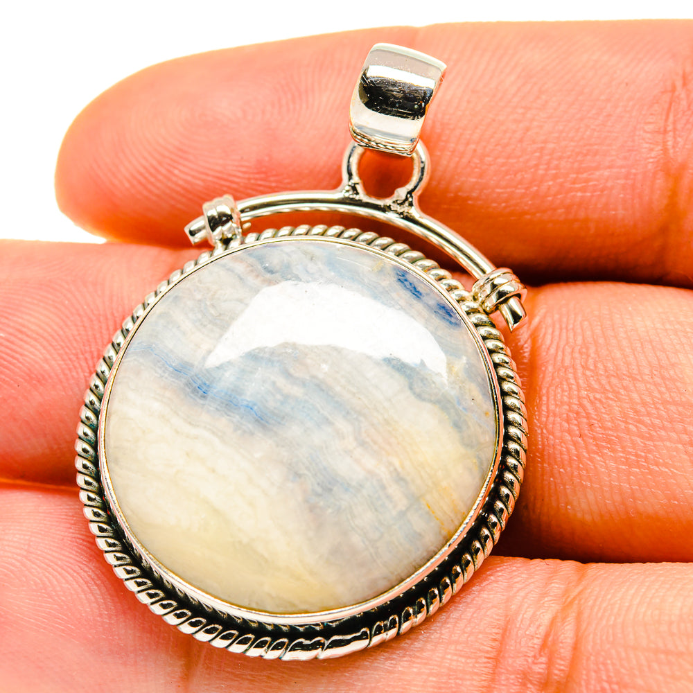 Blue Scheelite Pendants handcrafted by Ana Silver Co - PD759589