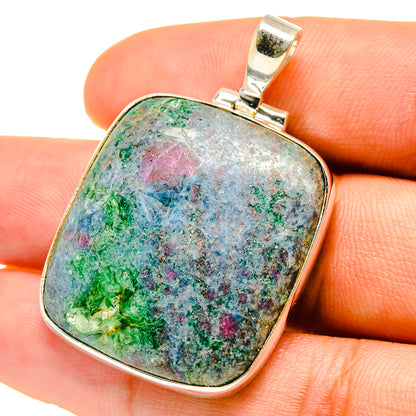 Ruby Fuchsite Pendants handcrafted by Ana Silver Co - PD759607