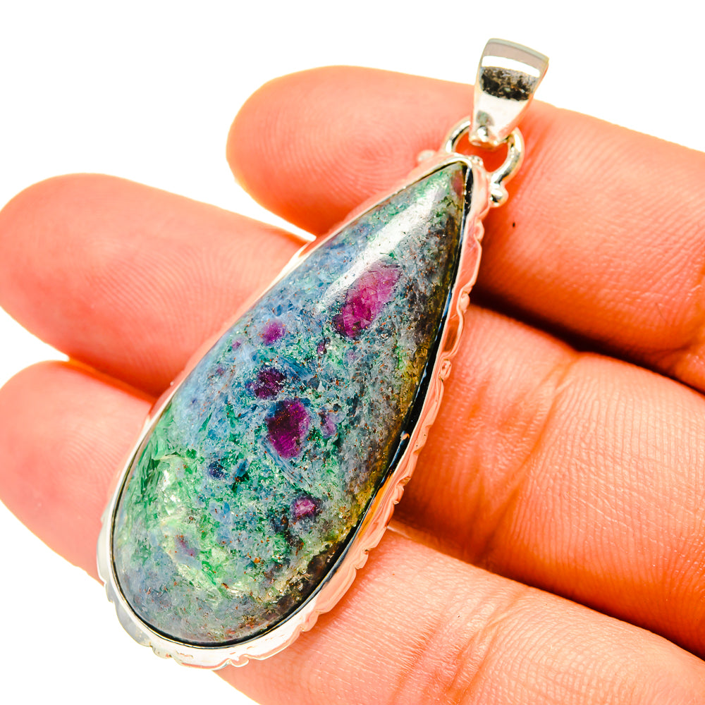 Ruby Fuchsite Pendants handcrafted by Ana Silver Co - PD759608