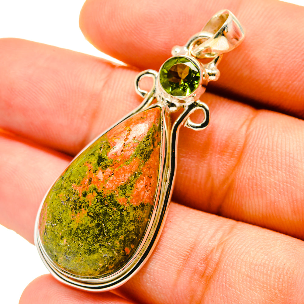 Unakite Pendants handcrafted by Ana Silver Co - PD759612