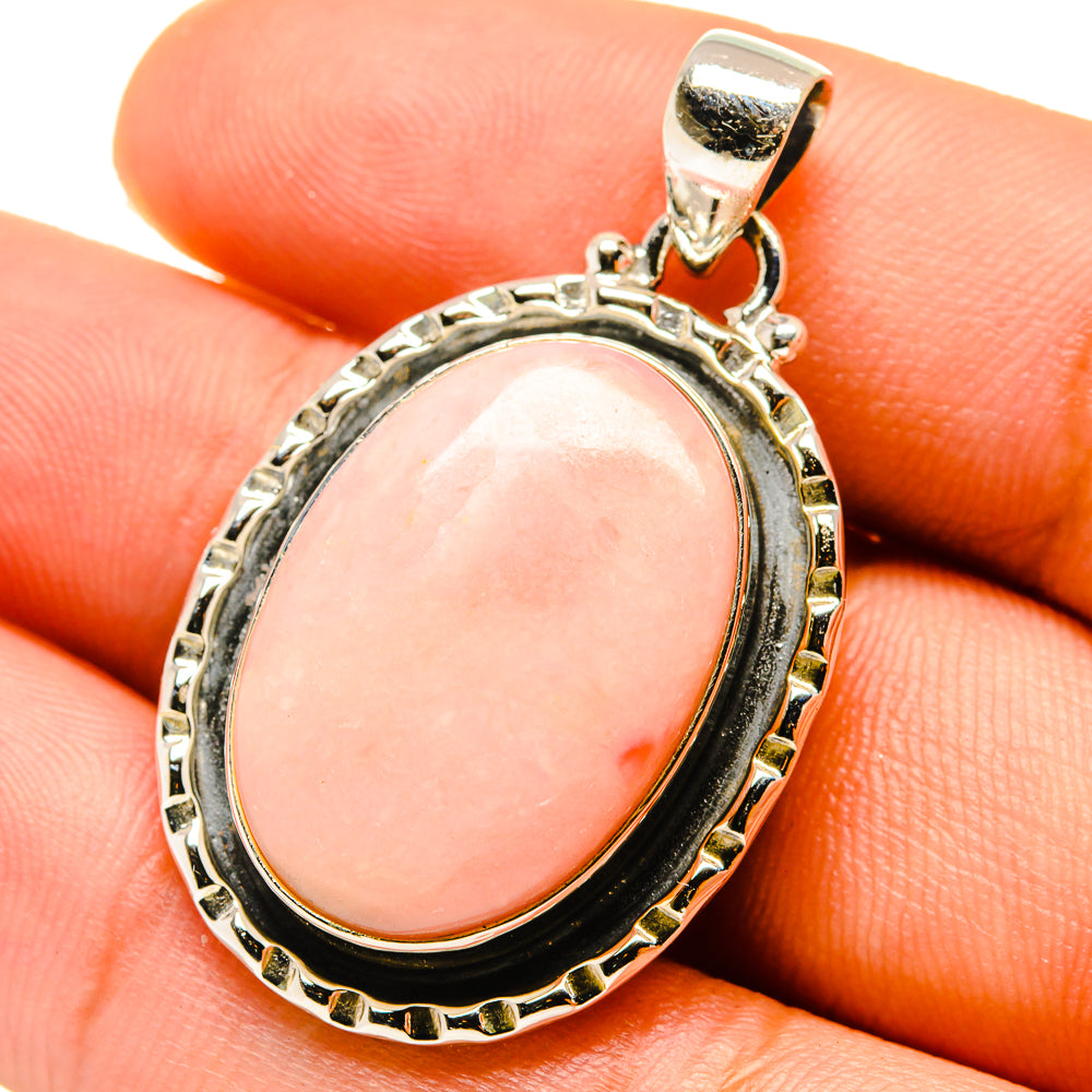 Pink Opal Pendants handcrafted by Ana Silver Co - PD759616