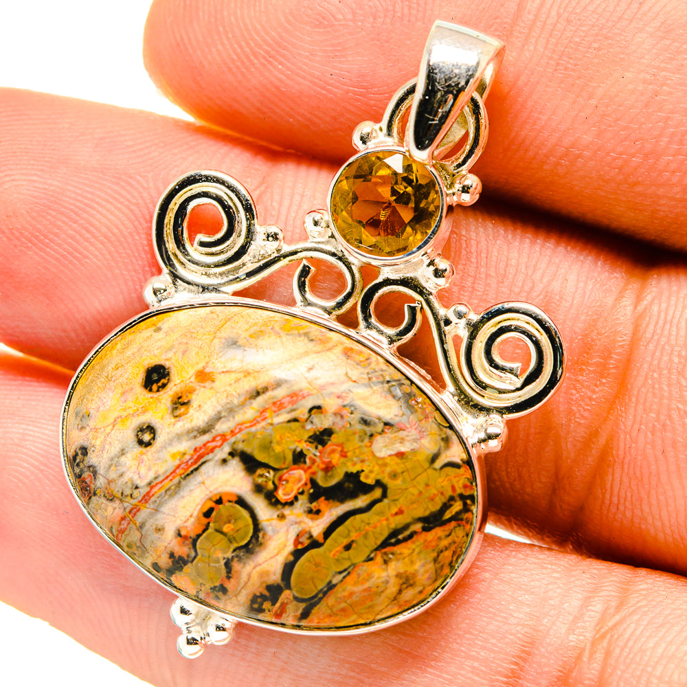 Poppy Jasper Pendants handcrafted by Ana Silver Co - PD759624