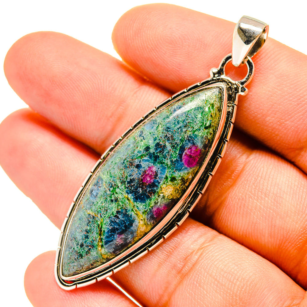 Ruby Fuchsite Pendants handcrafted by Ana Silver Co - PD759626
