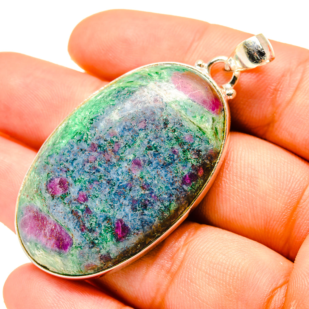 Ruby Fuchsite Pendants handcrafted by Ana Silver Co - PD759627