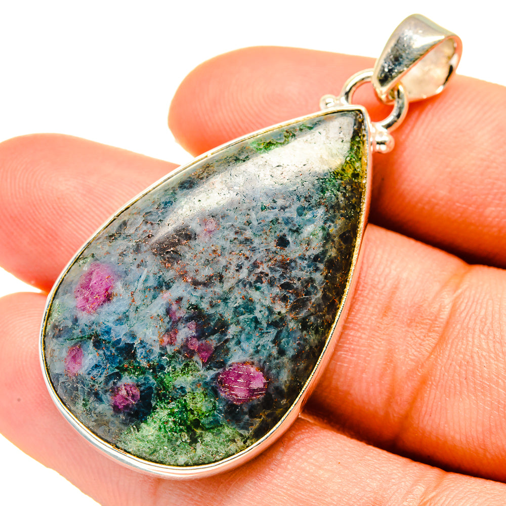 Ruby Fuchsite Pendants handcrafted by Ana Silver Co - PD759629