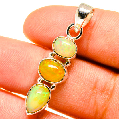 Ethiopian Opal Pendants handcrafted by Ana Silver Co - PD759633