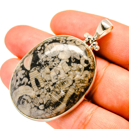Crinoid Fossil Pendants handcrafted by Ana Silver Co - PD759635