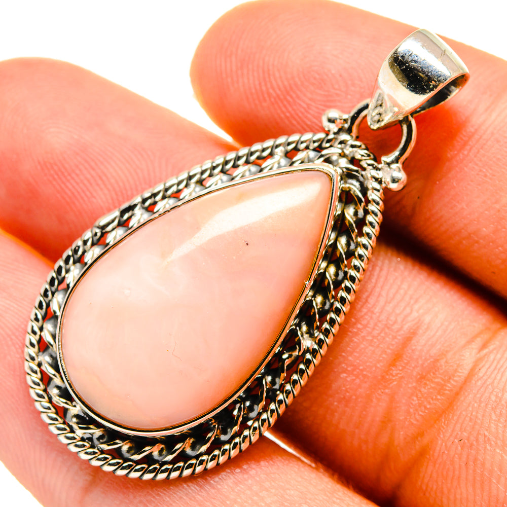 Pink Opal Pendants handcrafted by Ana Silver Co - PD759640