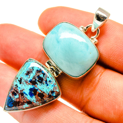 Shattuckite Pendants handcrafted by Ana Silver Co - PD759641