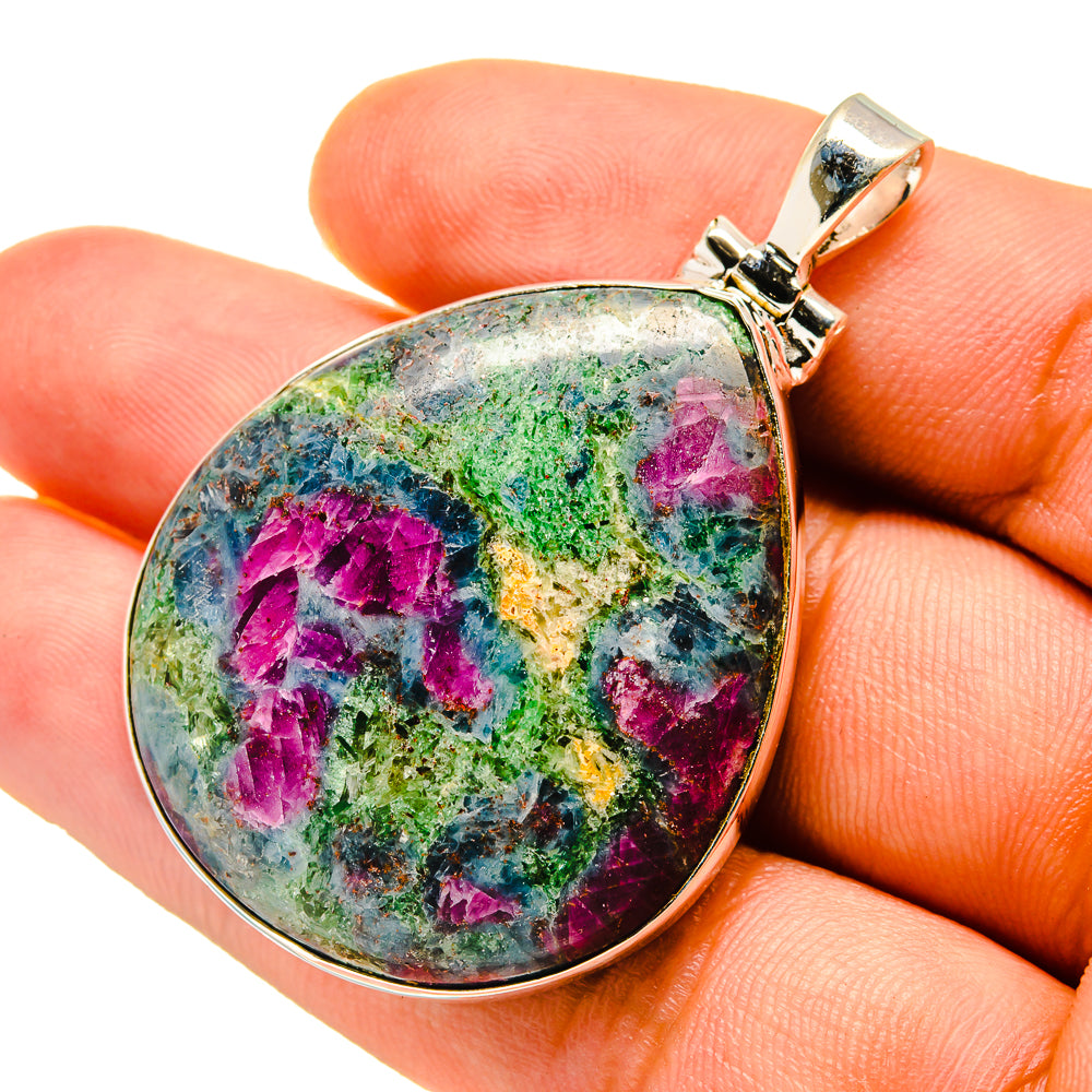 Ruby Fuchsite Pendants handcrafted by Ana Silver Co - PD759650
