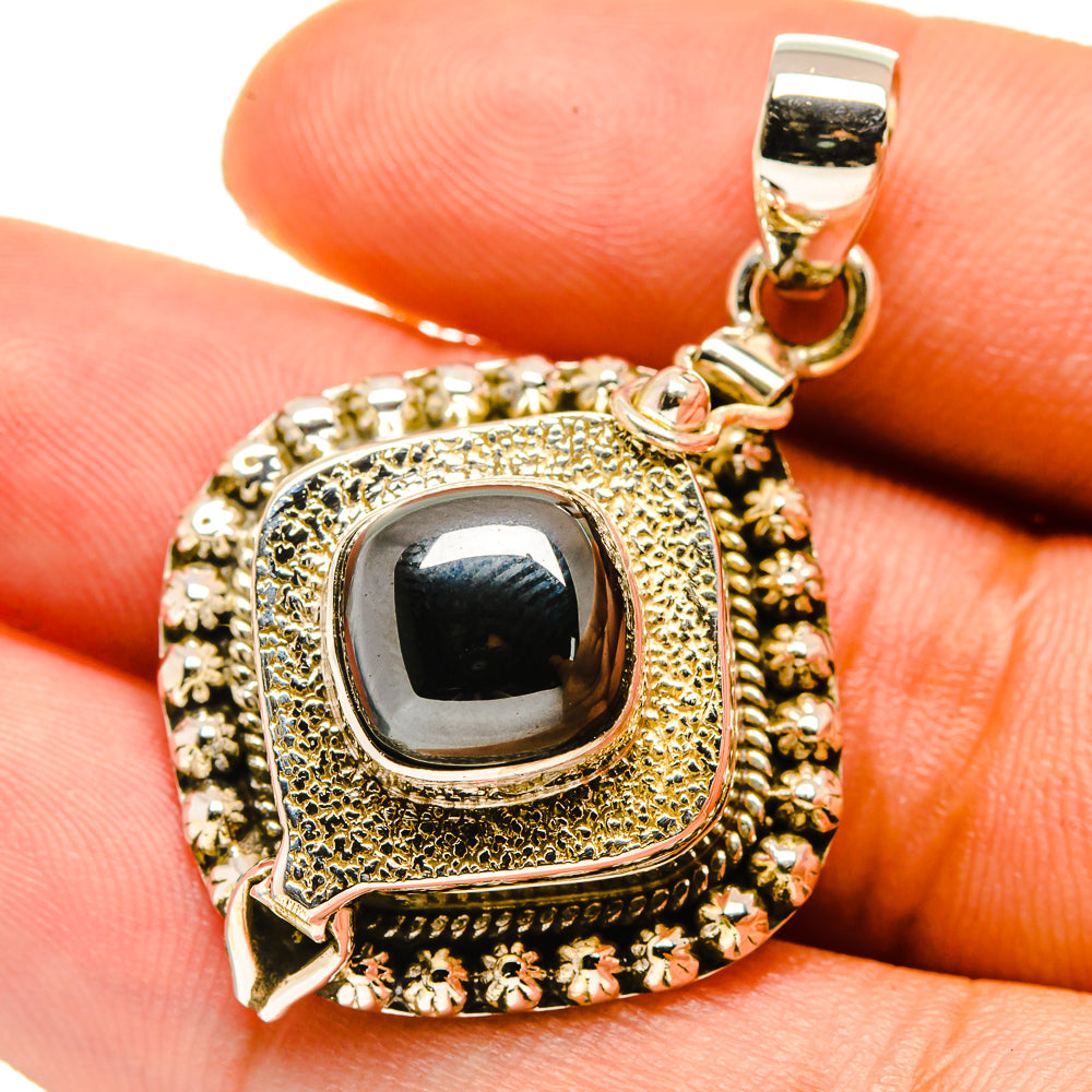 Hematite Pendants handcrafted by Ana Silver Co - PD759665