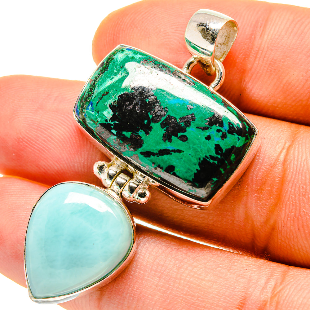 Shattuckite Pendants handcrafted by Ana Silver Co - PD759668