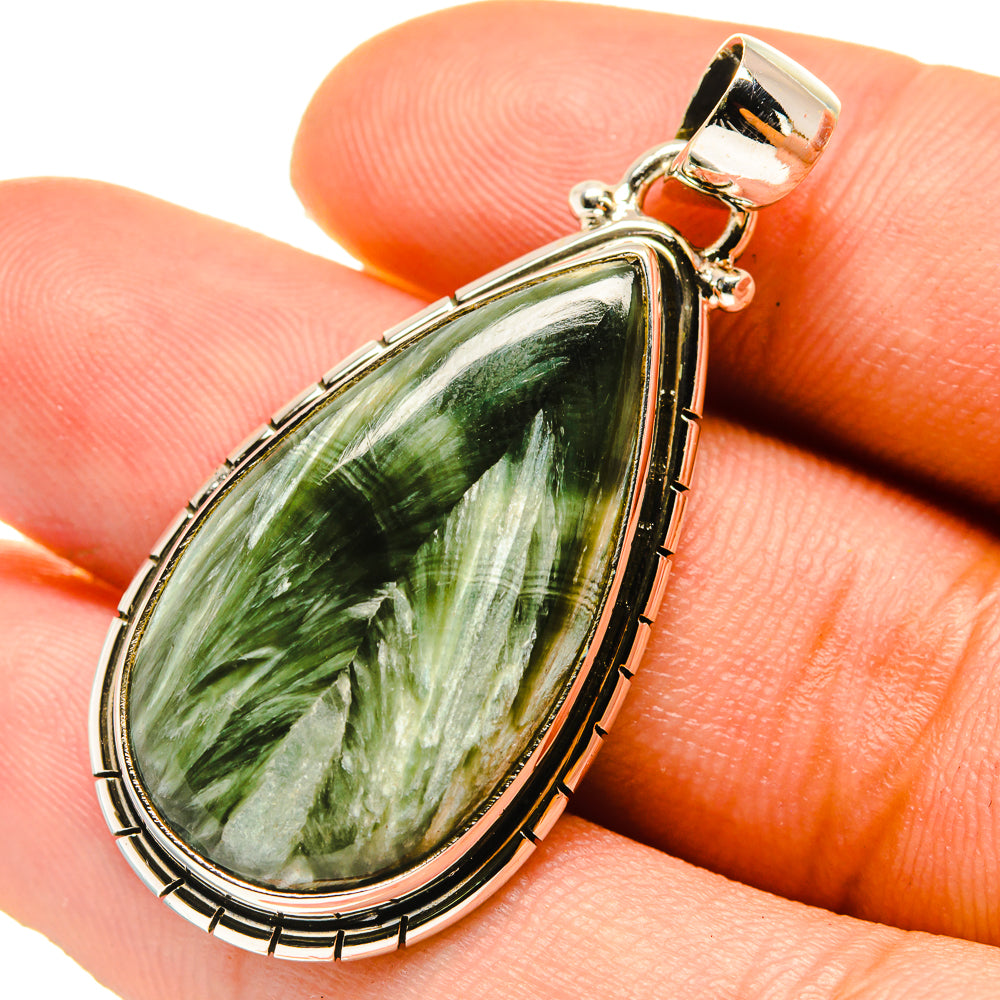 Seraphinite Pendants handcrafted by Ana Silver Co - PD759670
