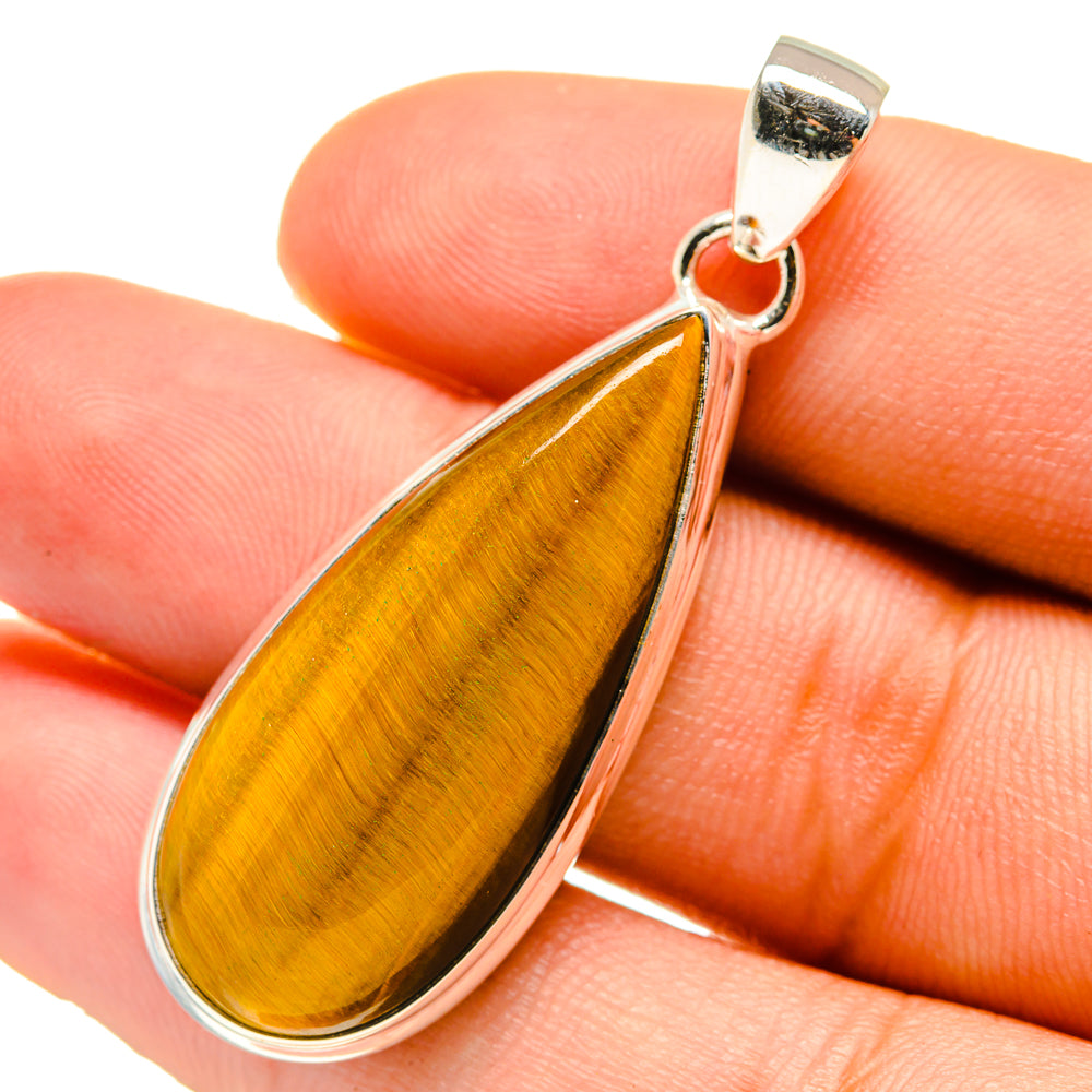 Tiger Eye Pendants handcrafted by Ana Silver Co - PD759682