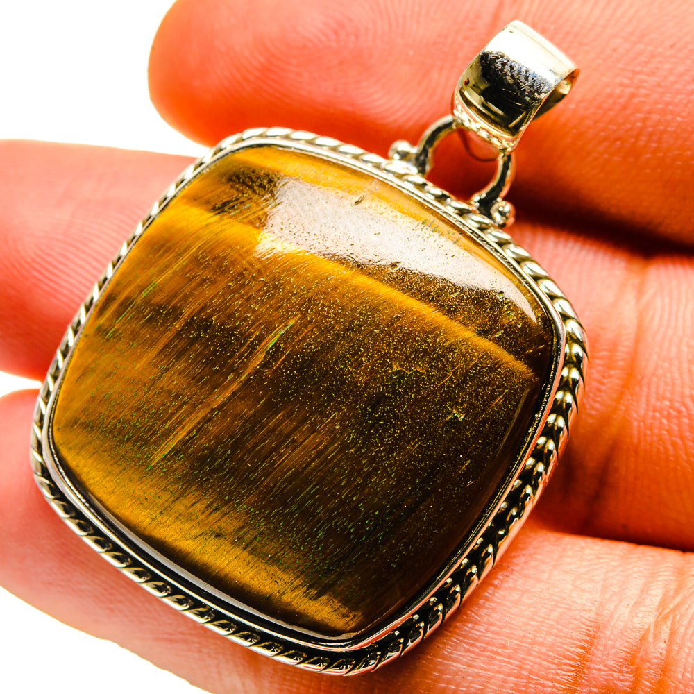 Tiger Eye Pendants handcrafted by Ana Silver Co - PD759684