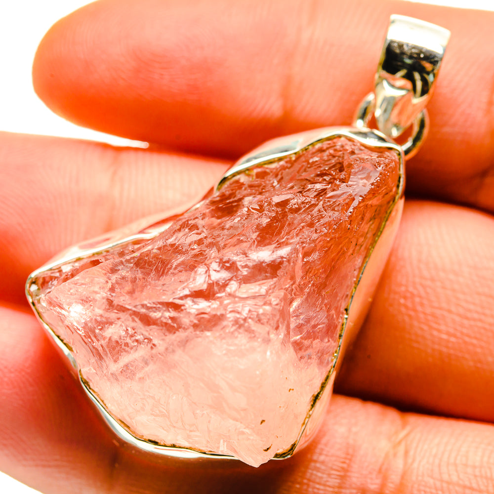 Rose Quartz Pendants handcrafted by Ana Silver Co - PD759699