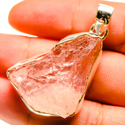 Rose Quartz Pendants handcrafted by Ana Silver Co - PD759699