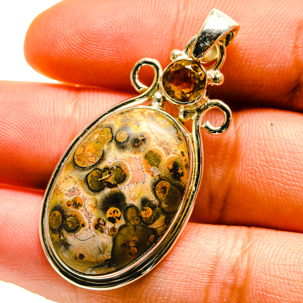 Poppy Jasper Pendants handcrafted by Ana Silver Co - PD759704