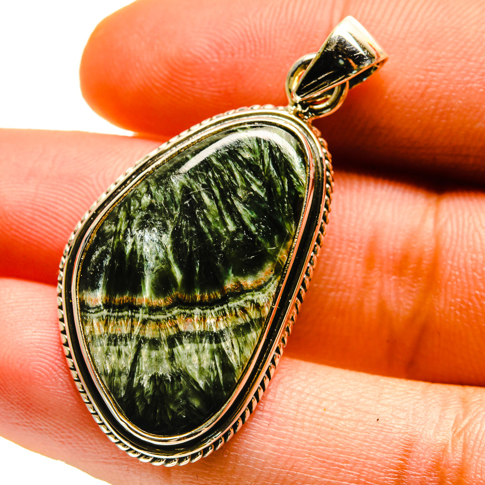 Seraphinite Pendants handcrafted by Ana Silver Co - PD759705