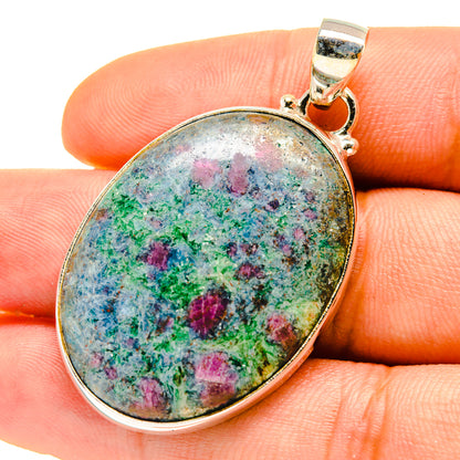 Ruby Fuchsite Pendants handcrafted by Ana Silver Co - PD759718