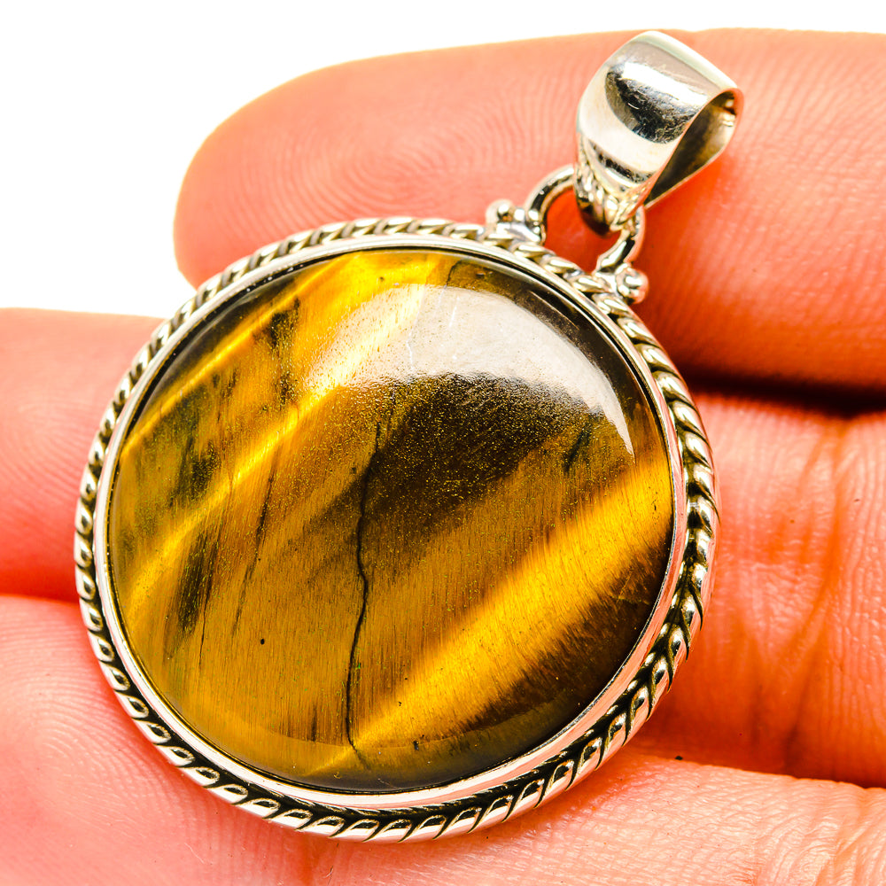 Tiger Eye Pendants handcrafted by Ana Silver Co - PD759720