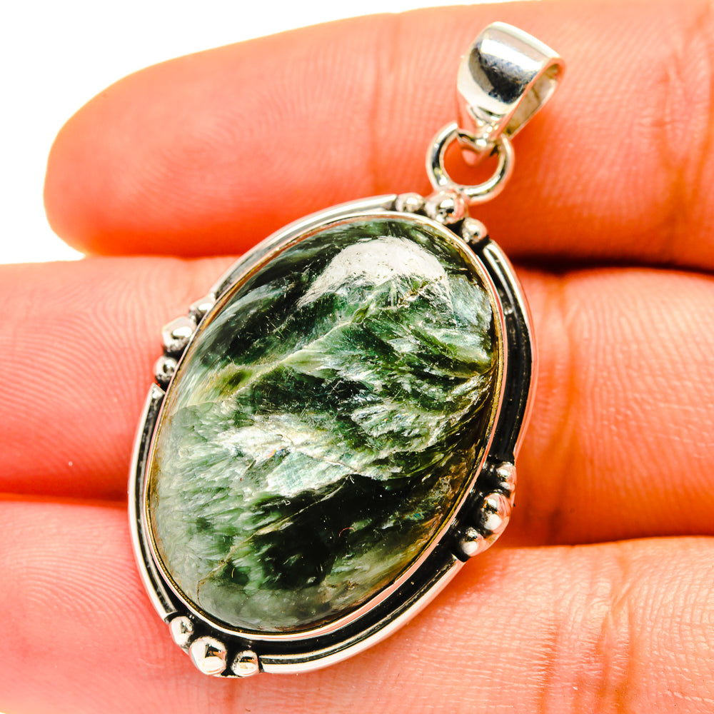 Seraphinite Pendants handcrafted by Ana Silver Co - PD759723
