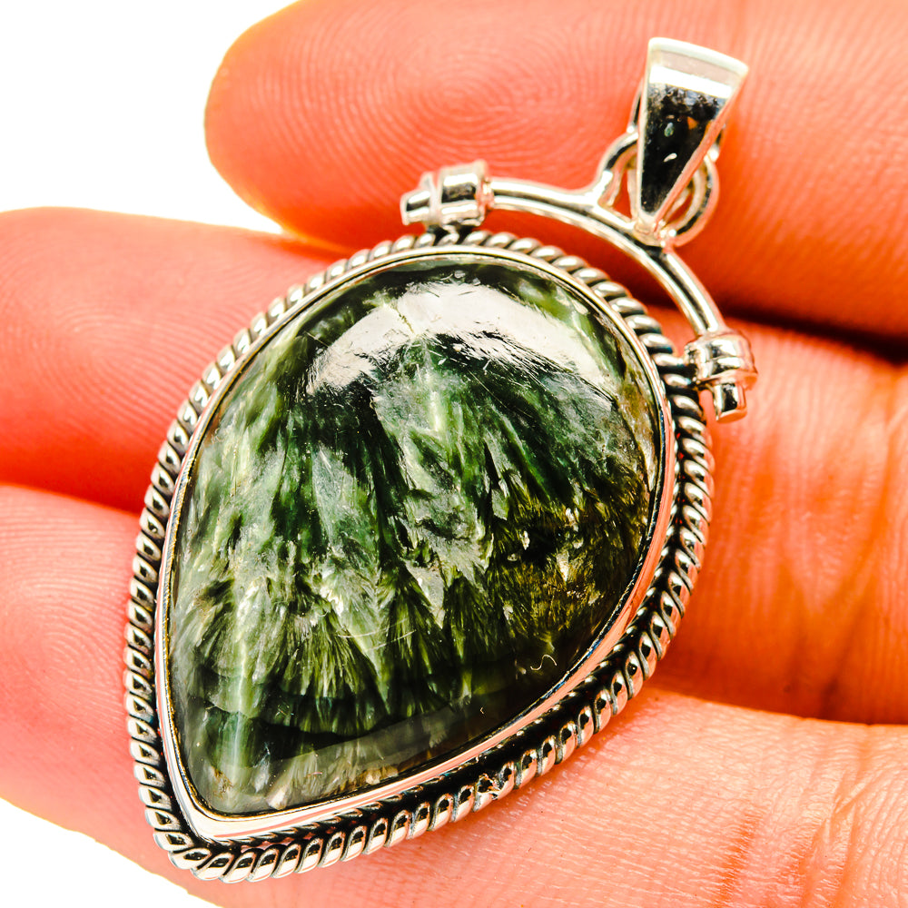 Seraphinite Pendants handcrafted by Ana Silver Co - PD759725