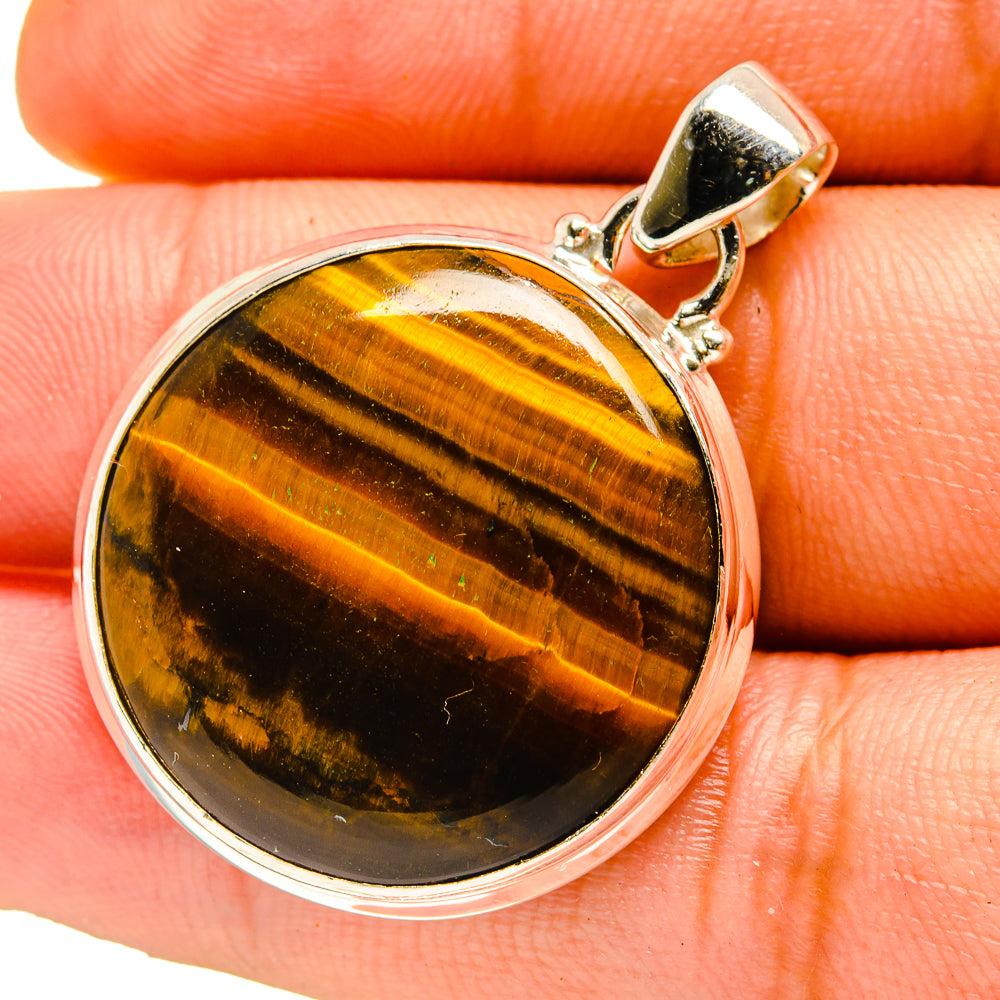 Tiger Eye Pendants handcrafted by Ana Silver Co - PD759727