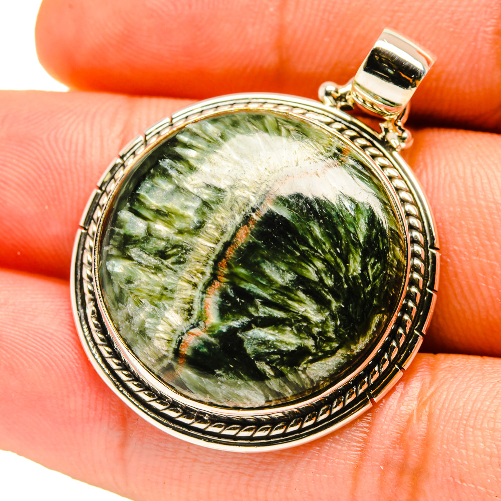 Seraphinite Pendants handcrafted by Ana Silver Co - PD759729