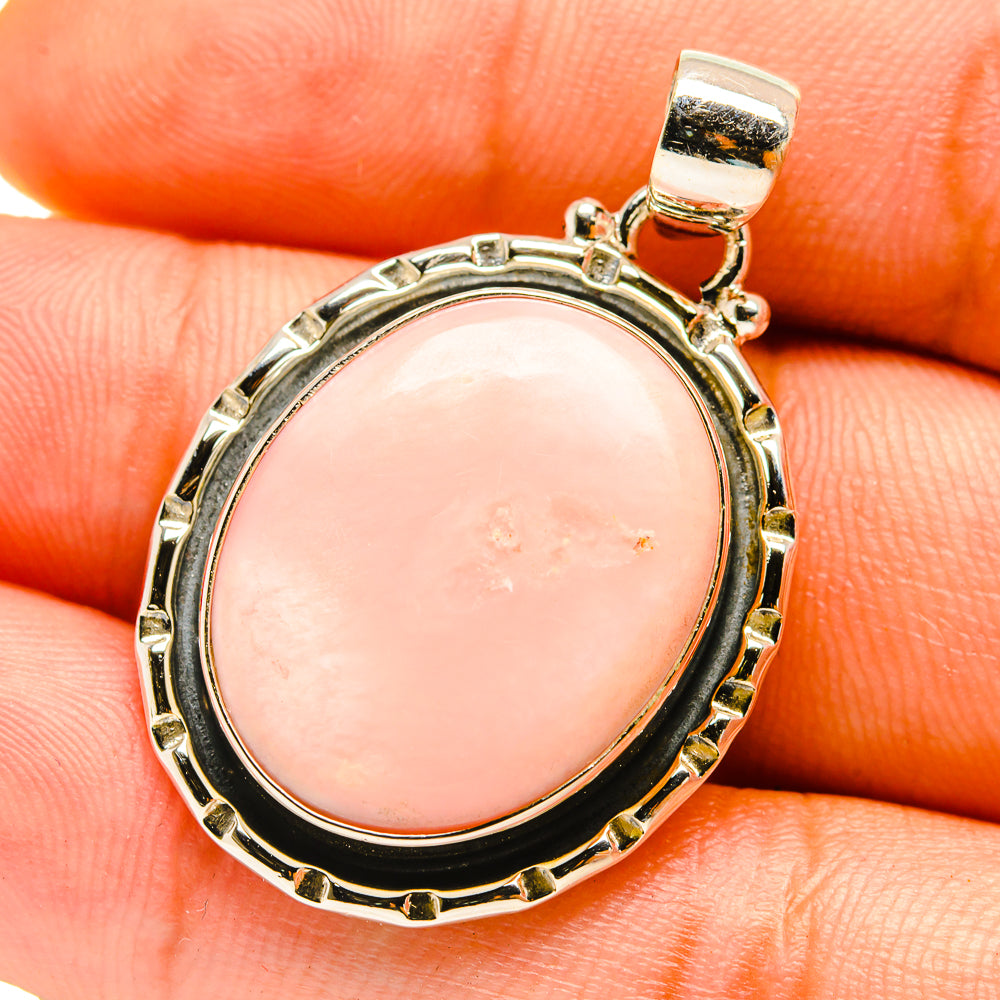 Pink Opal Pendants handcrafted by Ana Silver Co - PD759739