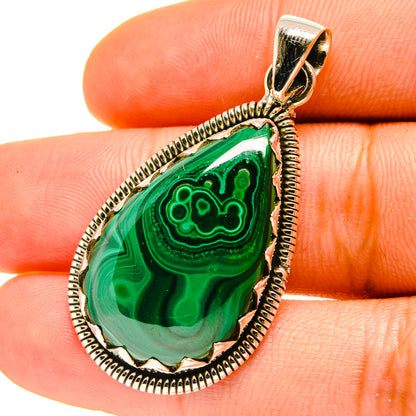 Malachite Pendants handcrafted by Ana Silver Co - PD759743