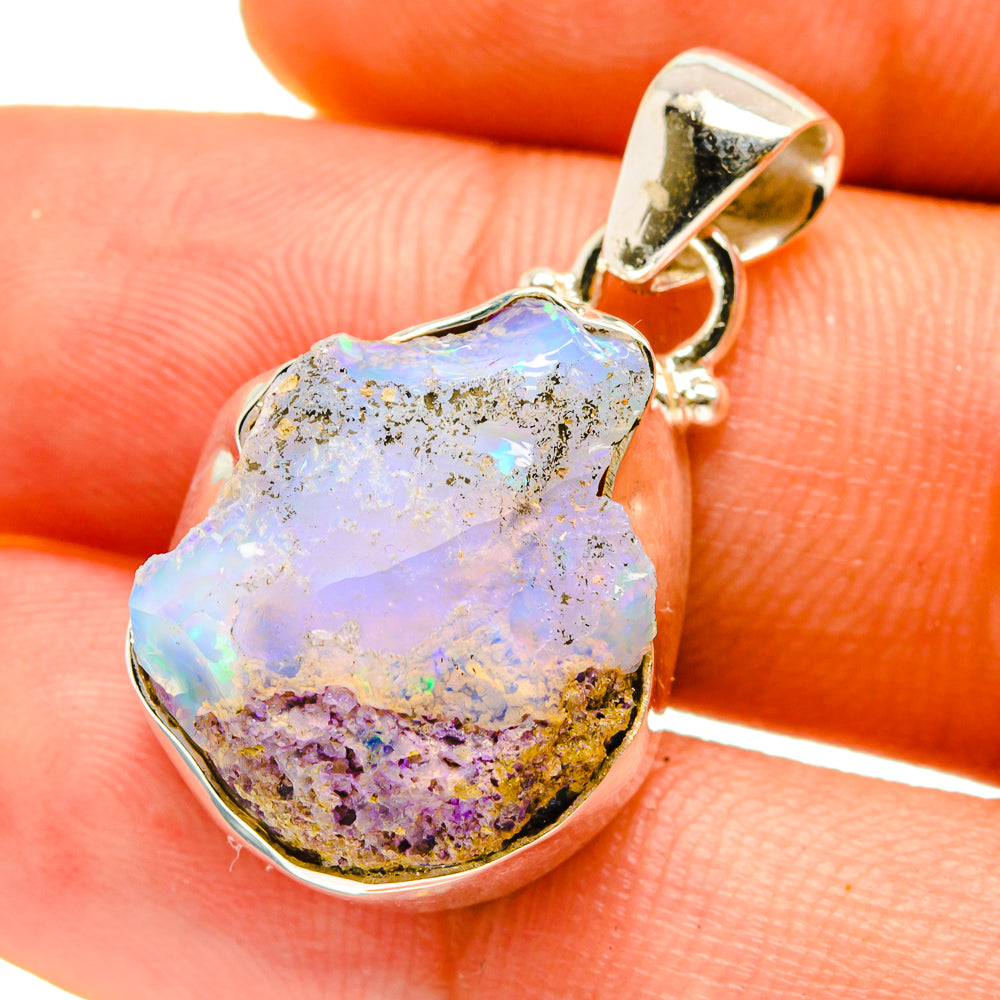 Ethiopian Opal Pendants handcrafted by Ana Silver Co - PD759745