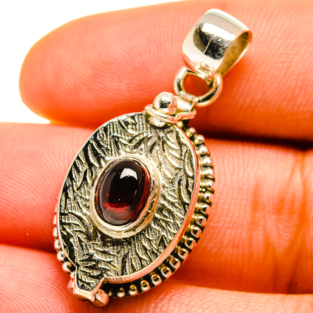 Garnet Pendants handcrafted by Ana Silver Co - PD759757