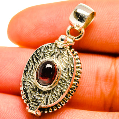 Garnet Pendants handcrafted by Ana Silver Co - PD759757