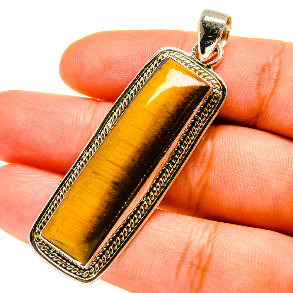 Tiger Eye Pendants handcrafted by Ana Silver Co - PD759761